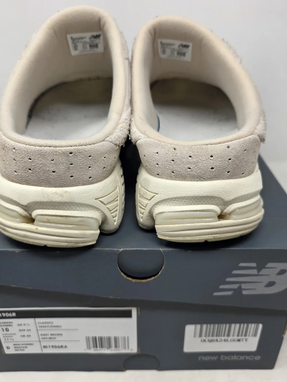 New Balance 2002R Mule Slip On Calm Taupe Men’s 10 M2002RMG 2022 Replacement Box